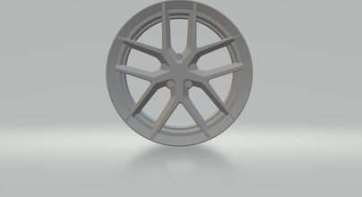 rims diecast rotiform 3d print model in vehicle 3dexport hotwheels slot car race oz wheels bbs 3d print model - Mito3D