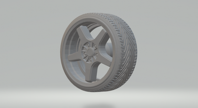 aros genérico diecas v5 modelo rodas diecast hotwheels slotcar fenda carro quente tamya Enkei rotiforme tsw 3d print model - Mito3D