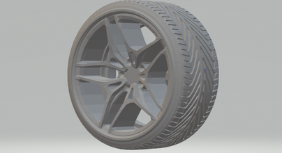 rims mclaren 3d print model in vehicle 3dexport wheels diecast hotwheels slotcar slot car hot tamya enkei rotiform tsw 3d print model - Mito3D