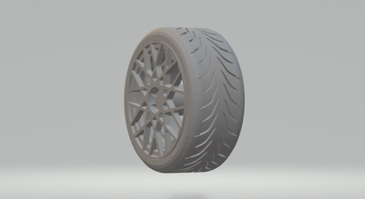 rims rotiform blv 3d print model in vehicle 3dexport wheels diecast hotwheels slotcar slot car hot tamya 3d print model - Mito3D