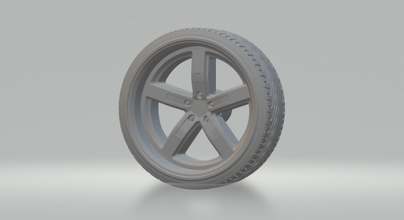 rims tsw wheels model diecast hotwheels slotcar slot car 3d print model - Mito3D