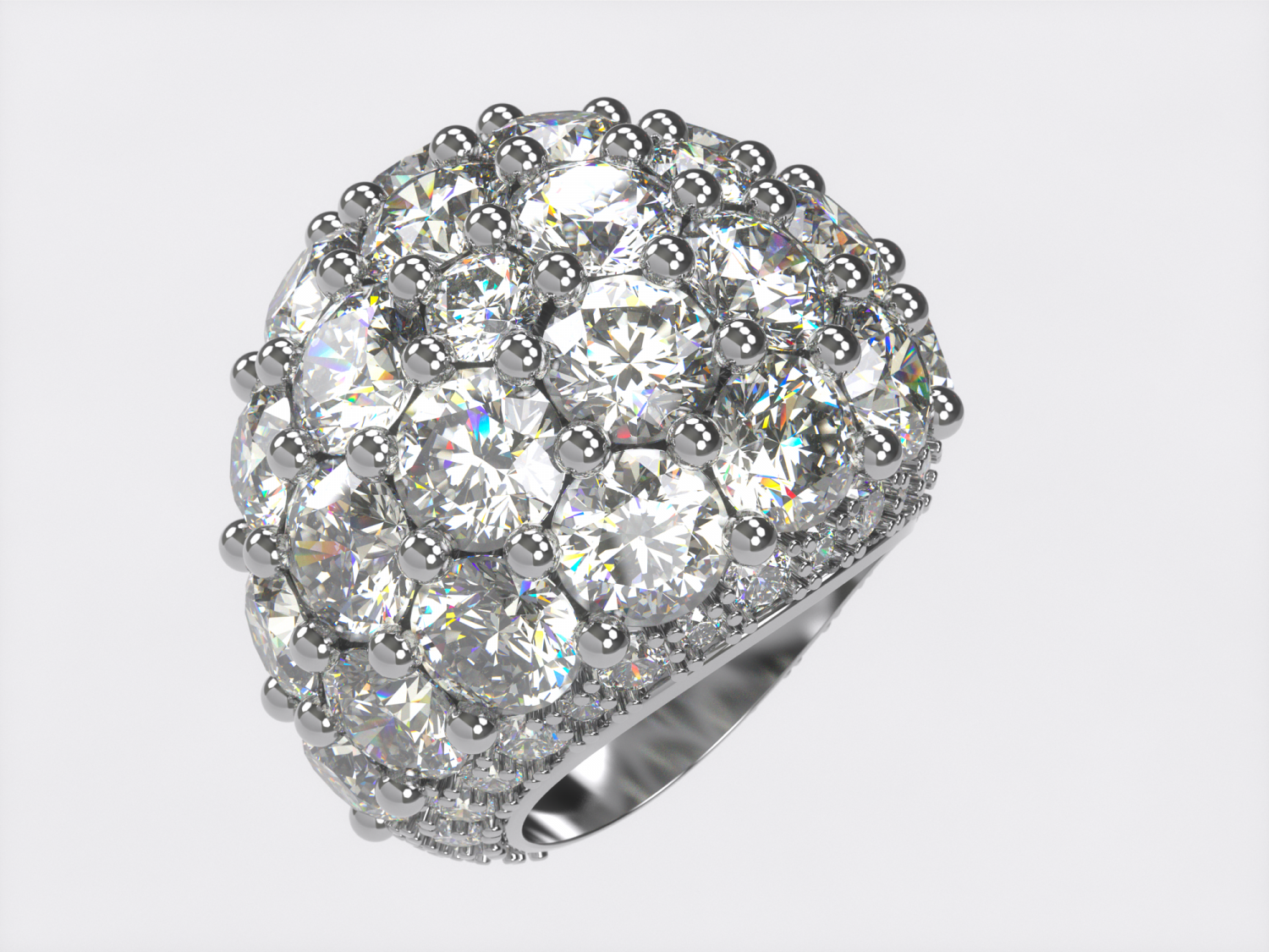 ring0006 ring graff jewelry jewellery fashion beautiful diamonds gold 3D print model - Mito3D