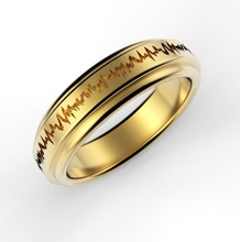 anillo de la boda 3d print model - Mito3D