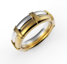 anillo de la boda 3d print model - Mito3D