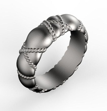 anello la corda intreccio 3d print model - Mito3D