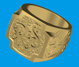 ring 3d print model in rings 3dexport 3d print model - Mito3D