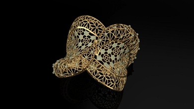 ring 3d drucken modell ringe 3dexport gold woman fashion spielstein diamant widding rino cad 3d print model - Mito3D