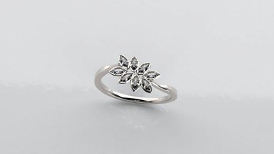 anillo 0022 joyería joya anillos oro dorado plata imprimible Boda compromiso diamante 3d print model - Mito3D