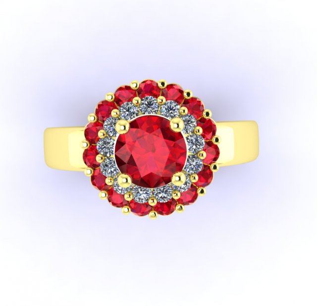 ring 00e52 3d print model rings jewelry fine diamont gold pendant earrings 3D print model - Mito3D