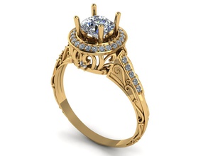 ring 02 jewelry jewellry 3d print model - Mito3D