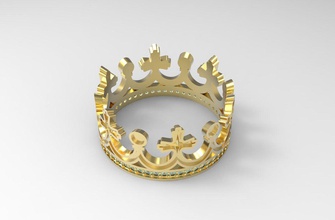 anello 03 stl 3dm di stampa oro argento cnc prototipazione stampabile gioielli gemma obj 3d print model - Mito3D