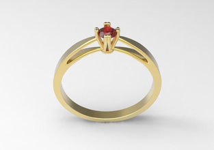 04 yüzüğü stl 3dm yüzük baskı altın Gümüş cnc prototipleme yazdırılabilir mücevher gem n 3d print model - Mito3D