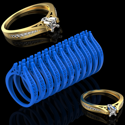 ring 051023 3d print model in rings 3dexport chopard versace gucci tiffany tiffani bvlgari vuitton earring bracelet pendant cleef vancleef lock clasp poussette cross chanel 3d print model - Mito3D