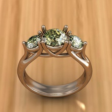 ring 08 stl print gold silver cnc prototyping printable jewellery gem 3d print model - Mito3D