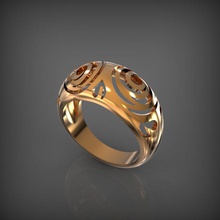 ring 08 3d print model in rings 3dexport wedding engagement flower flowers 3dmodel 3dmodelring jewellery jewelry jewelrymodel jewelrydesign 3d print model - Mito3D