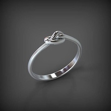 ring 10 rings engagement wedding 3d 3dmodel 3djewelry silver gold 3dmodelring jewellery jewelry jewelrymodel jewelrydesign knot knotring ringknot 3d print model - Mito3D