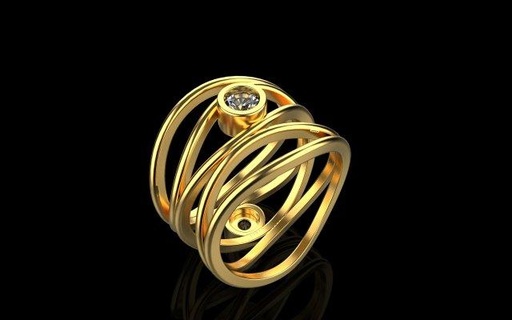 ring 1858 rings jewelry 3d cad 3dmodel bracelet earring rhino matrix zbrush keyshot magics rend rendering modeling jewellery pendant 3d print model - Mito3D