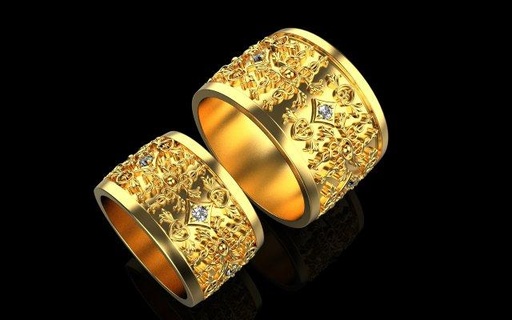 ring 1861 rings jewelry 3d cad 3dmodel bracelet earring rhino matrix zbrush keyshot magics rend rendering modeling jewellery pendant wedding weddingrings 3d print model - Mito3D