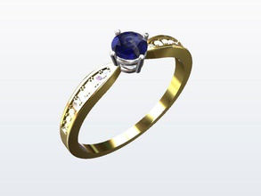 ring 2 de l'anneau 3d print model - Mito3D