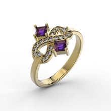 Ring 328 Schmuck Juwel Juwelen joya jewel3d Ringe anel anel3d Anilo druckbar Diamant Mode Gold engagem Engagement 3d print model - Mito3D