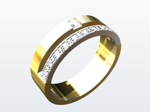 ring 3 de l'anneau 3d print model - Mito3D