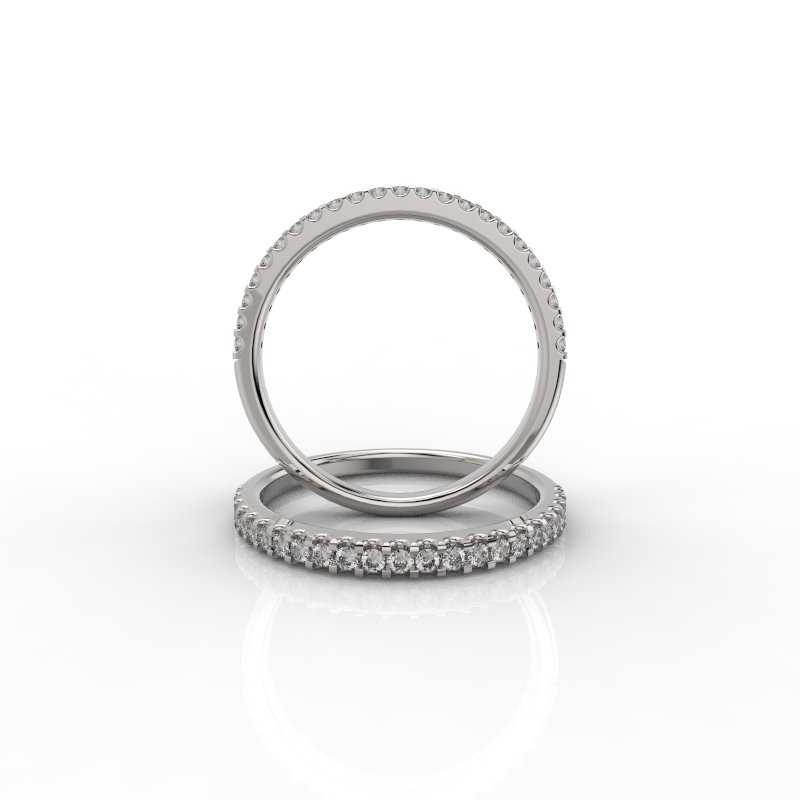 anel 343 joalheria livre 3d impressão modelo in argolas 3dexport precioso aliança noivado jóia imprimível diamante platina ouro moda brilhante beleza prata 3D print model - Mito3D