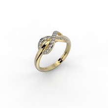 ring 364 jewelry luxury precious jewel rings tiffany printable infinite fashion brilliant gold diamond beauty brillant apparel 3d print model - Mito3D