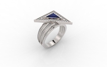 yüzük 399 takı 3d yazdır model in yüzükler 3dexport değerli lüks mücevher anillo modası elmas yazdırılabilir halka tasarımı 3dmring ringstl tasarım mücevherler joya joias3d jewel3d jewelry3d 3d print model - Mito3D