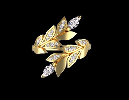 anillo 3d impresión modelo anillos joyería joya tiffany colgante pendiente pendientes arco nudo cuerda 3d print model - Mito3D