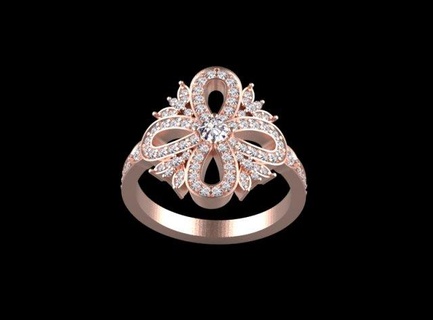 anillo 3d impresión modelo anillos joyería joya tiffany colgante pendiente pendientes 3d print model - Mito3D