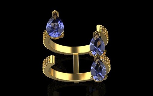 ring 4521 rings jewelry 3d cad 3dmodel bracelet earring rhino matrix zbrush keyshot magics rend rendering modeling jewellery 3d print model - Mito3D