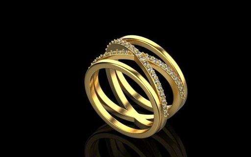 anillo 5 anillos 3d print model - Mito3D
