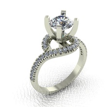 anneau de 63mm 12mm japon taille 13 bijoux l'anneau 6-3mm le diamant mariage 3d print model - Mito3D