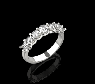 ring 777 003 rings jewelry 3d cad 3dmodel bracelet earring rhino matrix zbrush keyshot magics rend rendering modeling jewellery pendant 3d print model - Mito3D