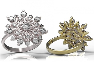 bague 79 or le diamant de l'anneau bijoux ruby saphir l'émeraude la st-valentin mariage 3d print model - Mito3D