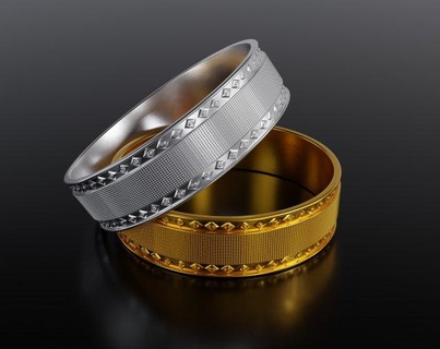 anel argolas dedo pulseira olho ouro prata jóia jóias joalheria padrões mão mulher círculo metal pedra preciosa diamante moda acessórios 3d print model - Mito3D