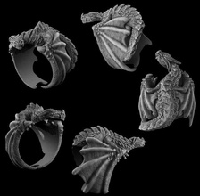 ring dragon ring dragon ringdragon dragons printable sterling magical jewellery jewel jewelry jewellry rings silver