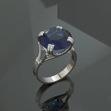 anillo elegante 3d de oro la joyería joyero el platino imprimible plata joya boda femenino stl 3dm rhino gem 3d print model - Mito3D