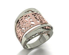 ring engagement, ohne Stein Schmuck gold Mode engagement 3d print model - Mito3D