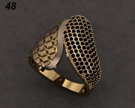 anillo compromiso 3d impresión modelo in anillos 3dexport joyería joya moda visión oro 3d print model - Mito3D