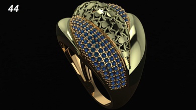 anel noivado 3d impressão modelo in argolas 3dexport joalheria moda visão ouro 3d print model - Mito3D