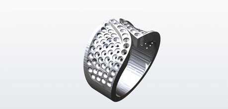 ring engasting stones jewerly gold silver platinum 3d print model - Mito3D