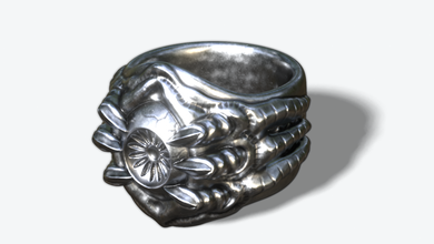 anel olho 3d impressão modelo in argolas 3dexport joalheria jóias ring eye 3d print model - Mito3D