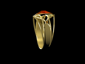 ring female decoration 3d print model - Mito3D