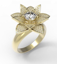 ring flowers 3d print model - Mito3D