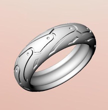 ring free 3d print model in rings 3dexport tire 3d print model - Mito3D