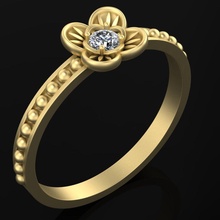 anillo joya joyería regalo hermoso imprimible diamantes mujer anillos 3dm 3ds stl oro alto poligonal 3d print model - Mito3D