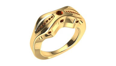 ring Edelsteine 3d print model - Mito3D