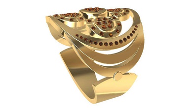 ring gems 3d print model in rings 3dexport 3d print model - Mito3D
