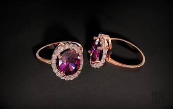 anillo ovalado de piedra la moda diseño joyería las mujeres el diamante oval precioso lujo piedras preciosas cera imprimible estilo impresión 3d print model - Mito3D